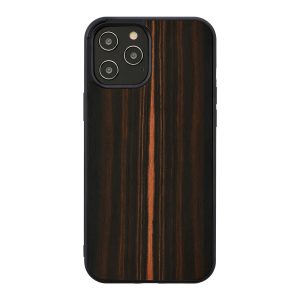 MAN&WOOD case for iPhone 12/12 Pro ebony black