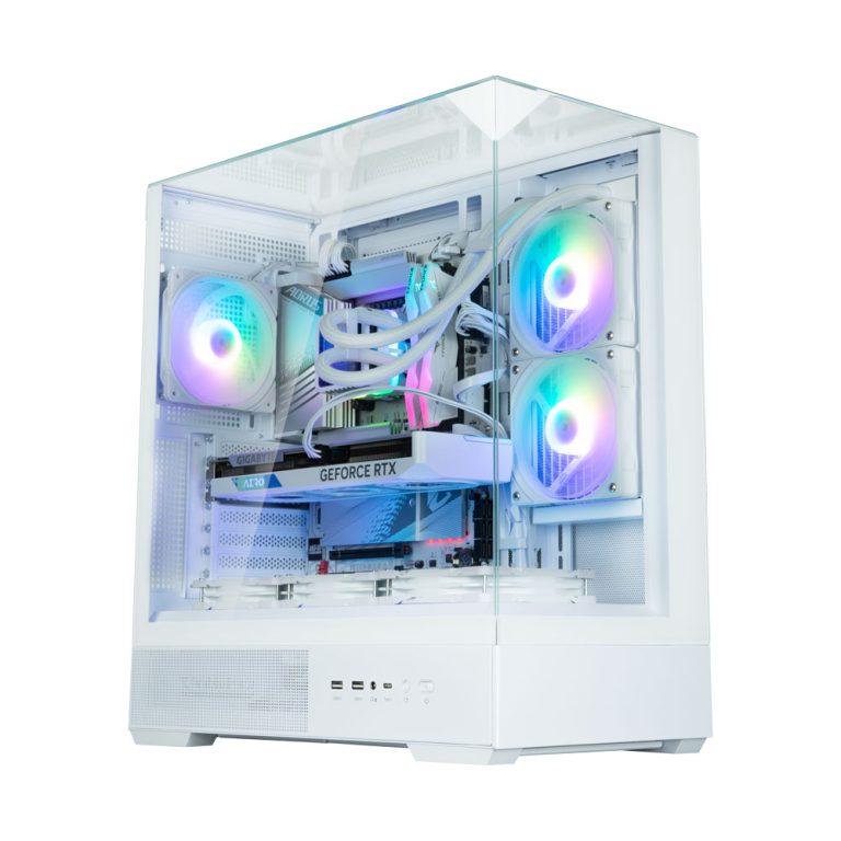 Zalman P40 Prism White, ARGB Fan x1