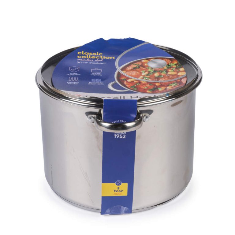 Russell Hobbs RH03802EU7 Classic Collection Stainless Steel 30cm 15L Stockpot