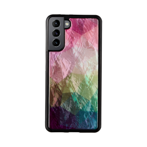 iKins case for Samsung Galaxy S21+ water flower black