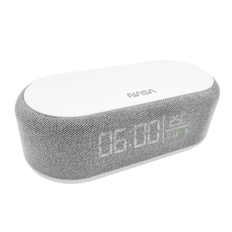 NASA SPC400  Bluetooth Speaker/ Alarm Clock/ Wireless Charger