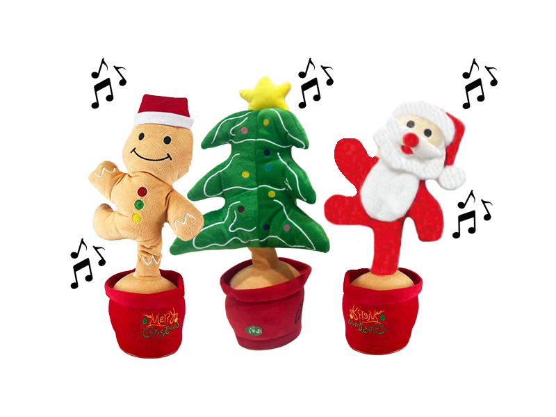 Koala Games G2585 Christmas Danging, Singins  & Lighting Plushes 36 cm