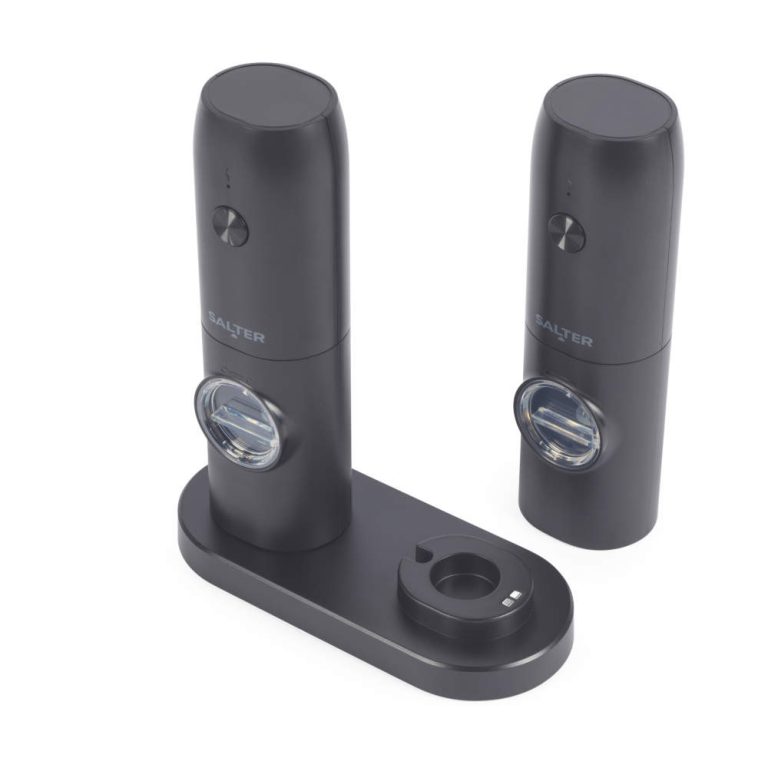 Salter BW14373 Rechargeable Mill Set, Black