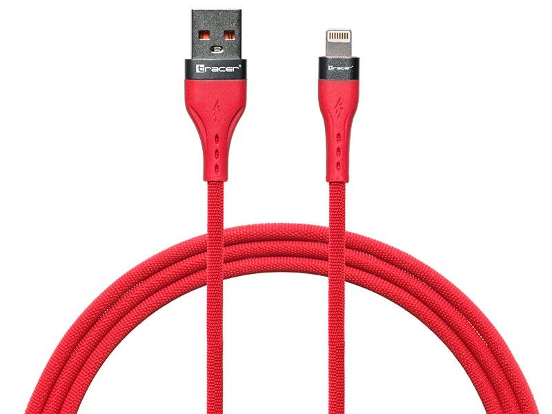 Tracer 47492 USB A - Lightning M/M 1m  Cable Red