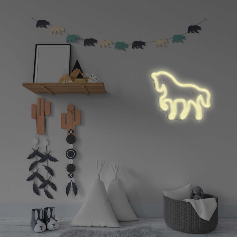 Manta SNL103WH Style Neon Lights HORSE  White