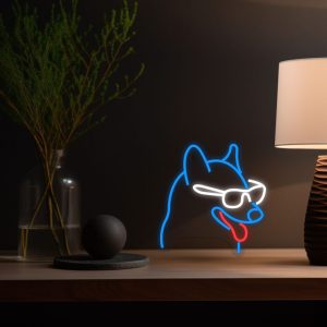 Manta SNL69MT Style Neon Lights DOG  WITH GLASSES