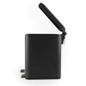 Beldray LA041173BLKPEU7  Slimline Pedal Bin 5 Litre, Black