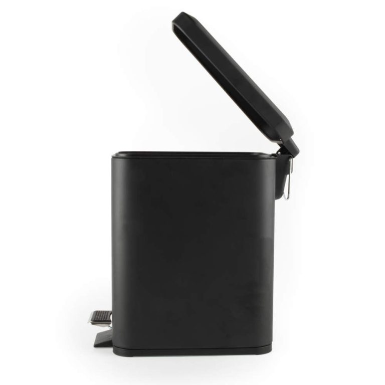 Beldray LA041173BLKPEU7  Slimline Pedal Bin 5 Litre, Black