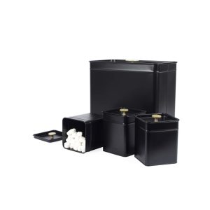 Salter BW14372 Alchemy 4-Piece Countertop Set, Black
