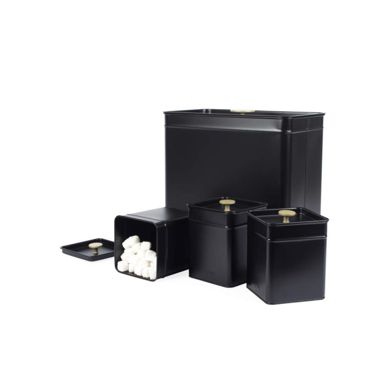 Salter BW14372 Alchemy 4-Piece Countertop Set, Black