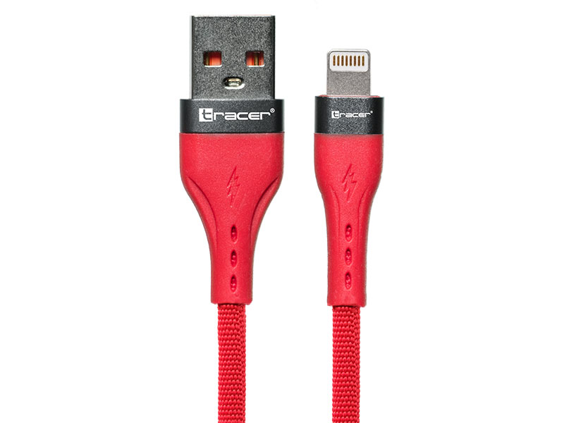 Tracer 47492 USB A - Lightning M/M 1m  Cable Red