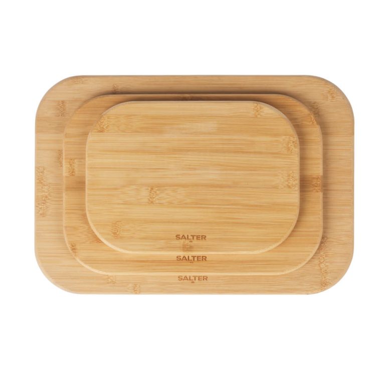 Salter BW14107 Simple Prep Bamboo Chopping Board Set
