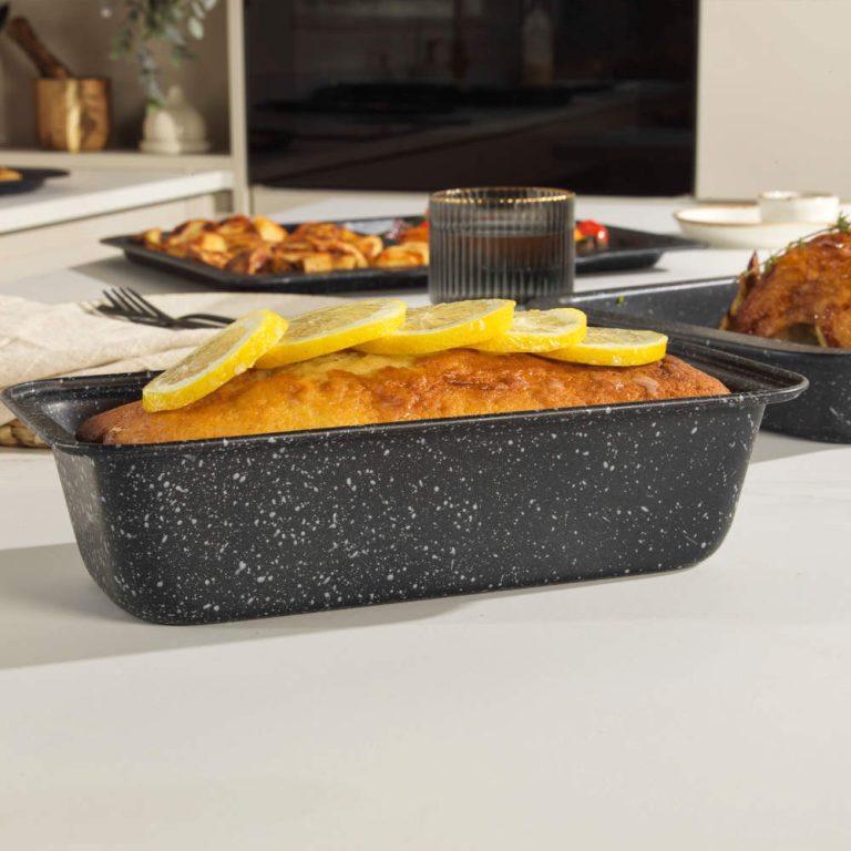 Salter BW070371EU7 Marblestone  27cm Loaf Pan, Silver