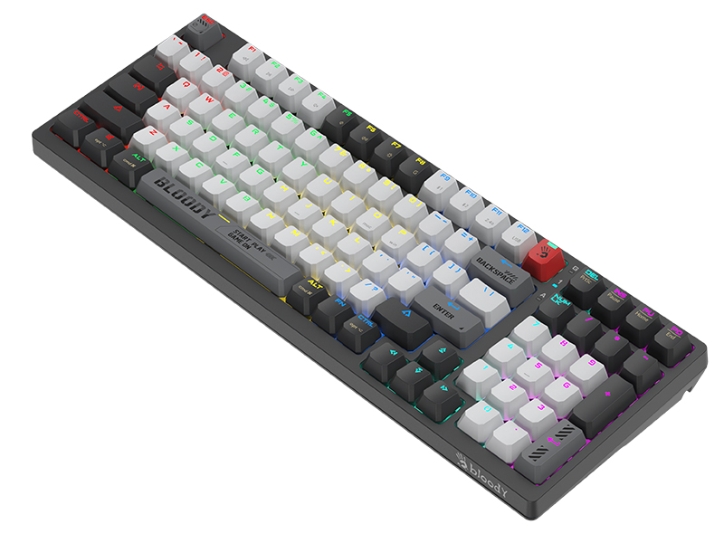 A4Tech 47735 Bloody WS98 Grey WRLS (BLMS RED Plus Switches)