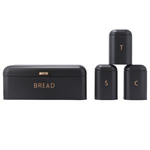 Salter BW13731EU7 Pebble 4-Piece Countertop Set Charcoal