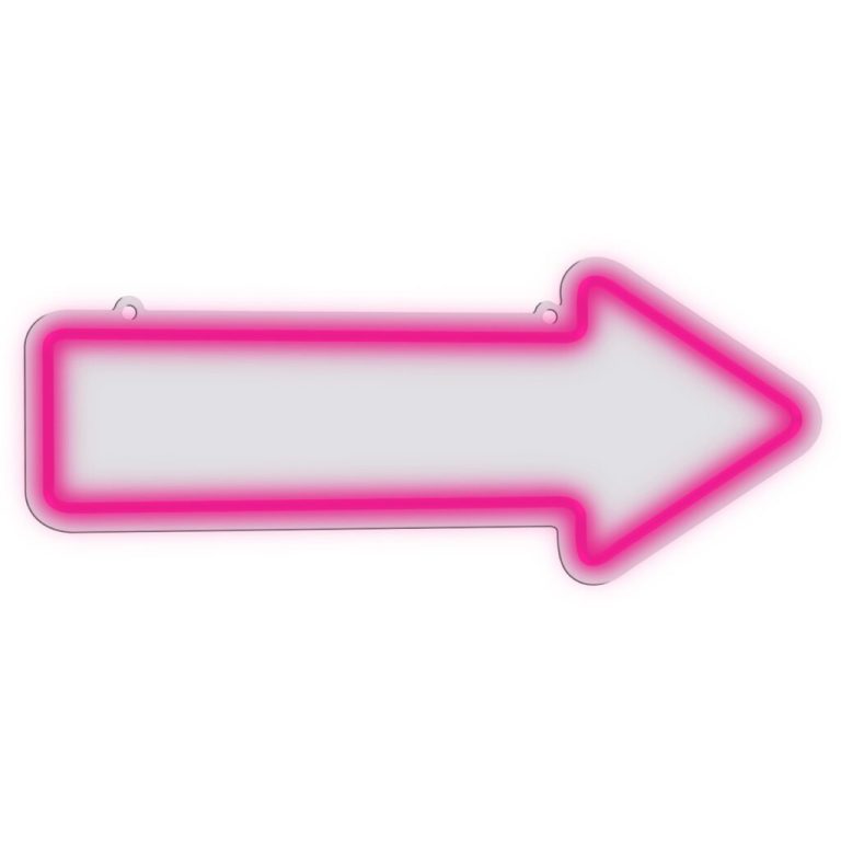 Manta SNL107PK Style Neon Lights ARROW  pink