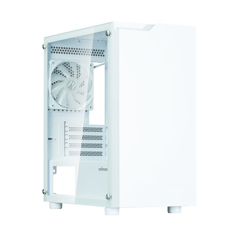Zalman T4 Plus White  Mini Tower Case, 120mm ARGB Fan x1
