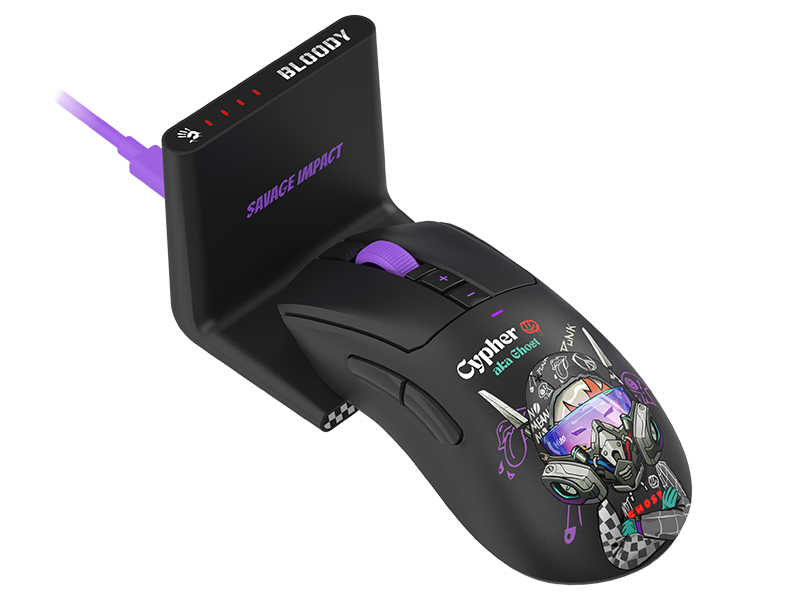 A4Tech 47744 Bloody R73 Ultra Duo Cypher Ghost