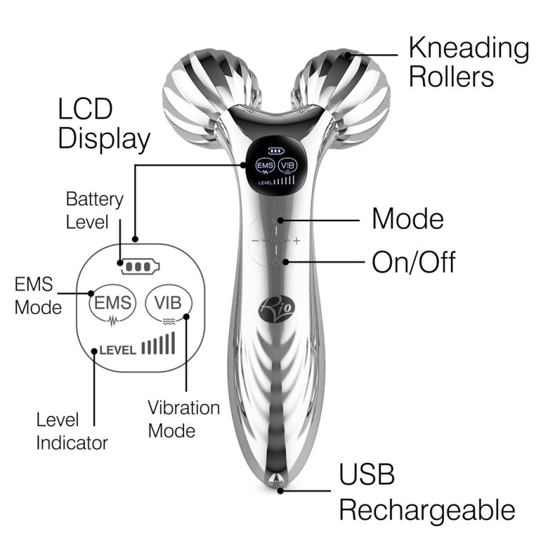 Rio FARM–TOP-EU/1.0 3D Face & Body Roller Massager