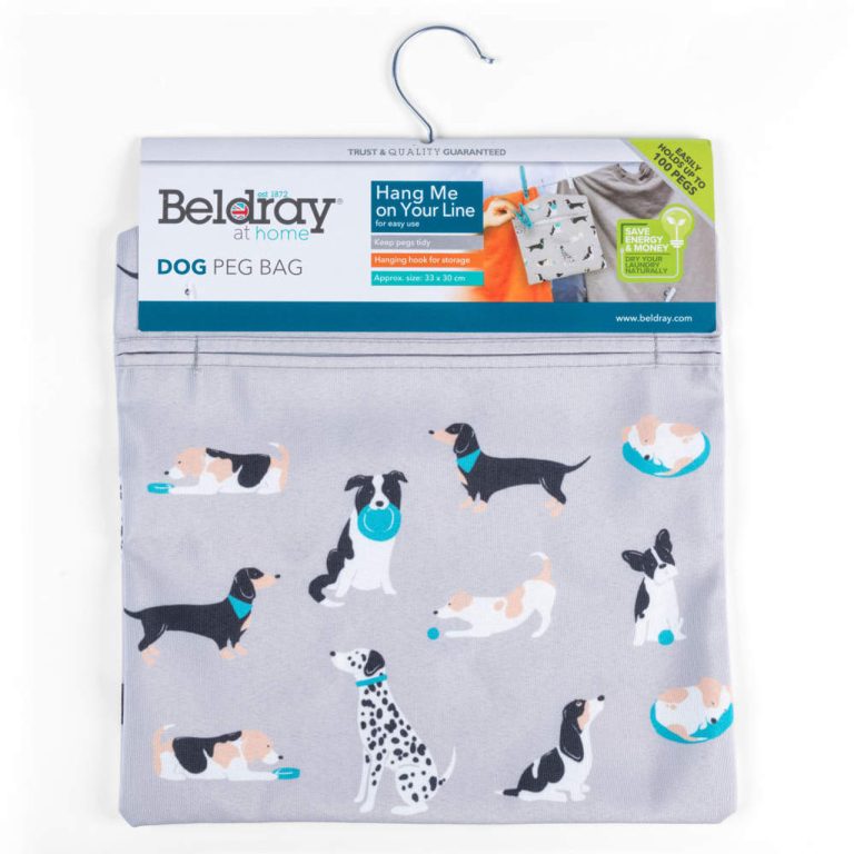 Beldray LA032005DFEU7 Peg Bag – Dog Print