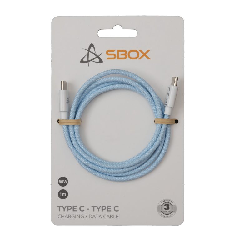 Sbox Type C – Type C M/M 1m blue TYPEC-1-BL